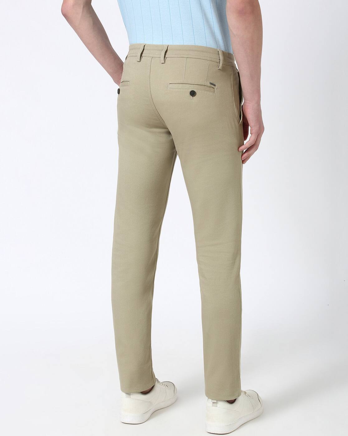 PE CASUAL TROUSER  PCTFSSKFK4, KHAKI, 32