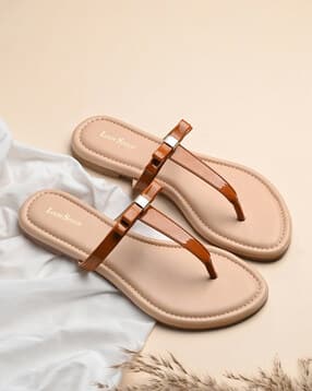 Women T-strap Sandals with PU upper-image-10