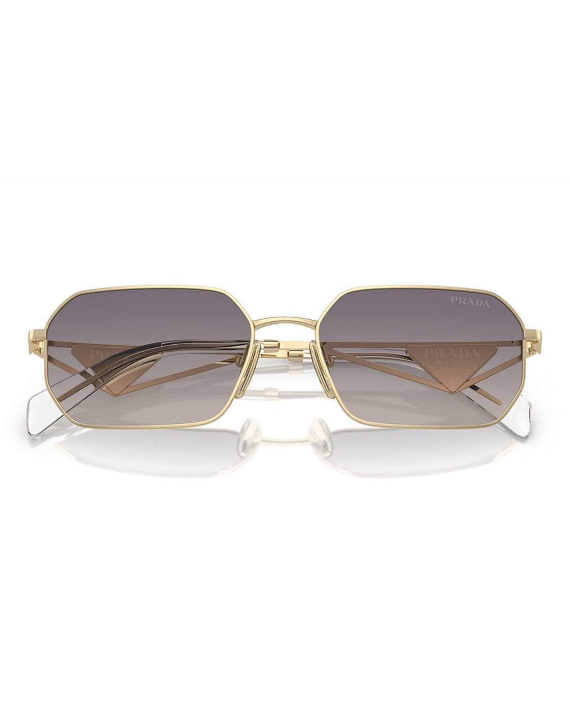 Buy PRADA Women Gradient Rectangular Sunglasses-0PR A51S | Grey