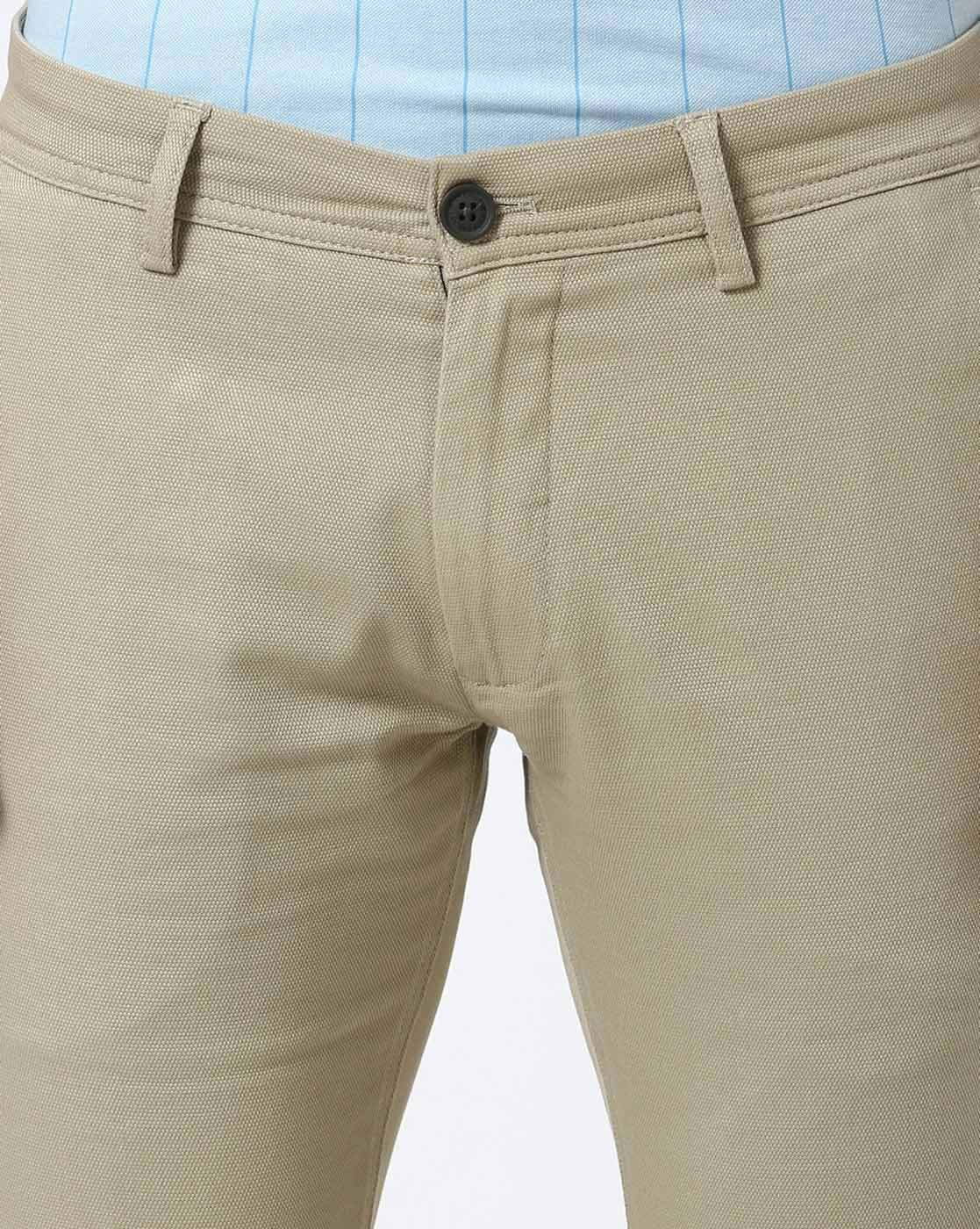 PE CASUAL TROUSER  PCTFSSKFK4, KHAKI, 32