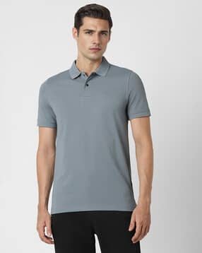 peter england Men Polo T-Shirt with Logo Embroidered-picture-15