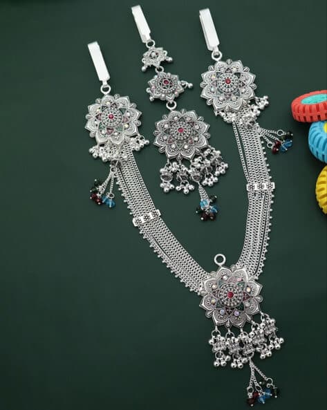 Buy Silver TraditionalJewellery for Women by Yagyavalkya Online - Main Image