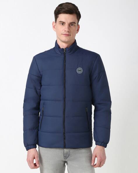PETER ENGLAND Men Regular Fit Zip-Front Quilted Jacket