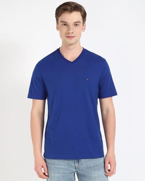 Men Essential Regular Fit V-Neck T-Shirt