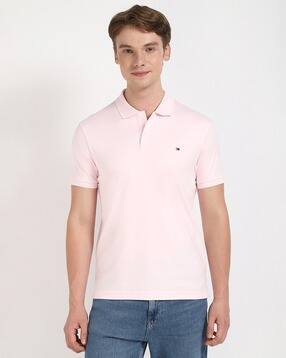 tommy hilfiger Men Striped Regular Fit Cotton Polo T-Shirt-picture-12