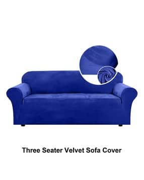 cortina eyelet curtain Velvet Three Seater Sofa Cover-picture-41