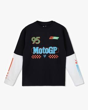 Boys Typographic Print Regular Fit Cotton Round-Neck T-Shirt-image-22