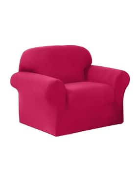cortina eyelet curtain Velvet Single Seater Sofa Cover-picture-42