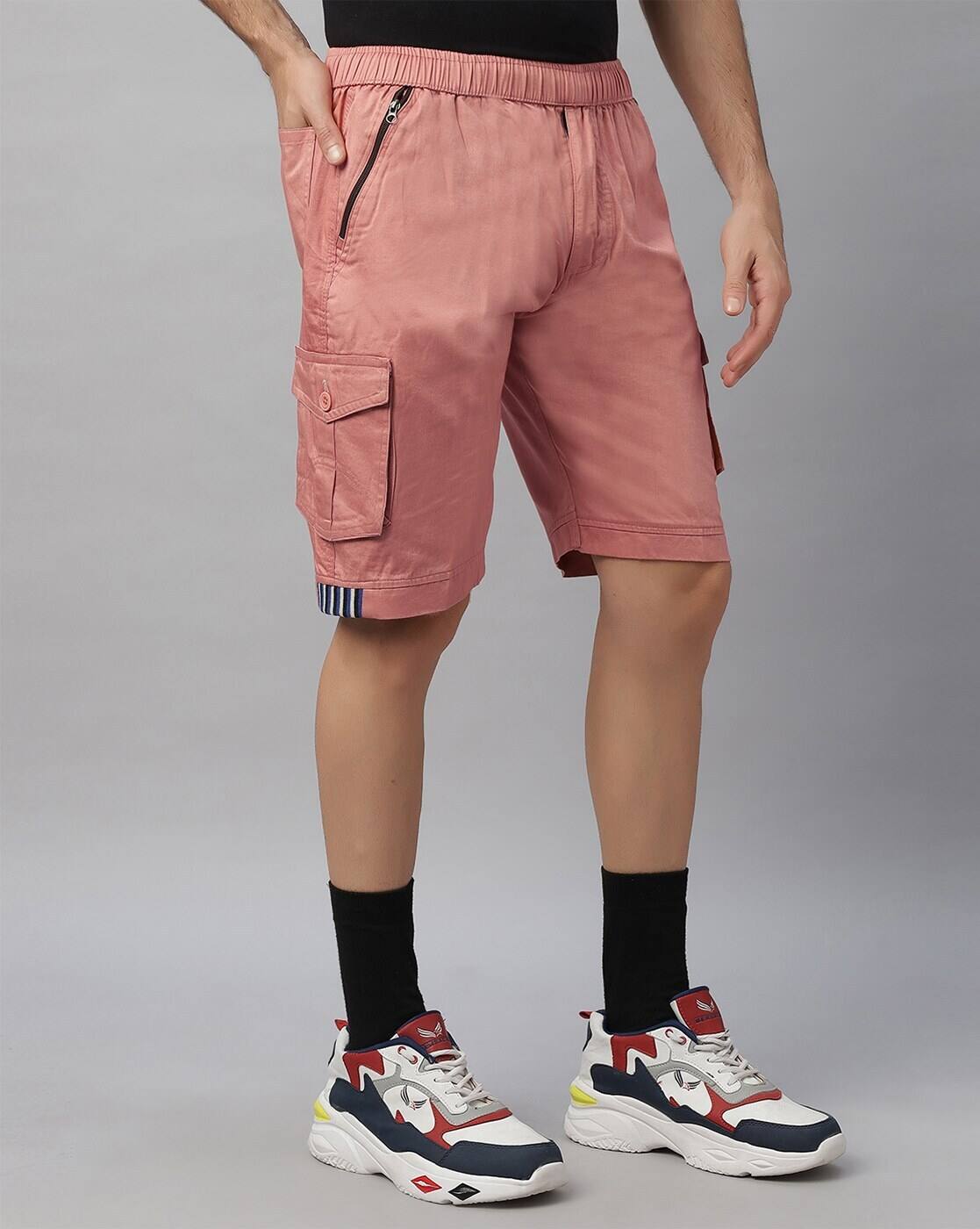 Buy Peach Shorts for Men by HO BINDAASS Online