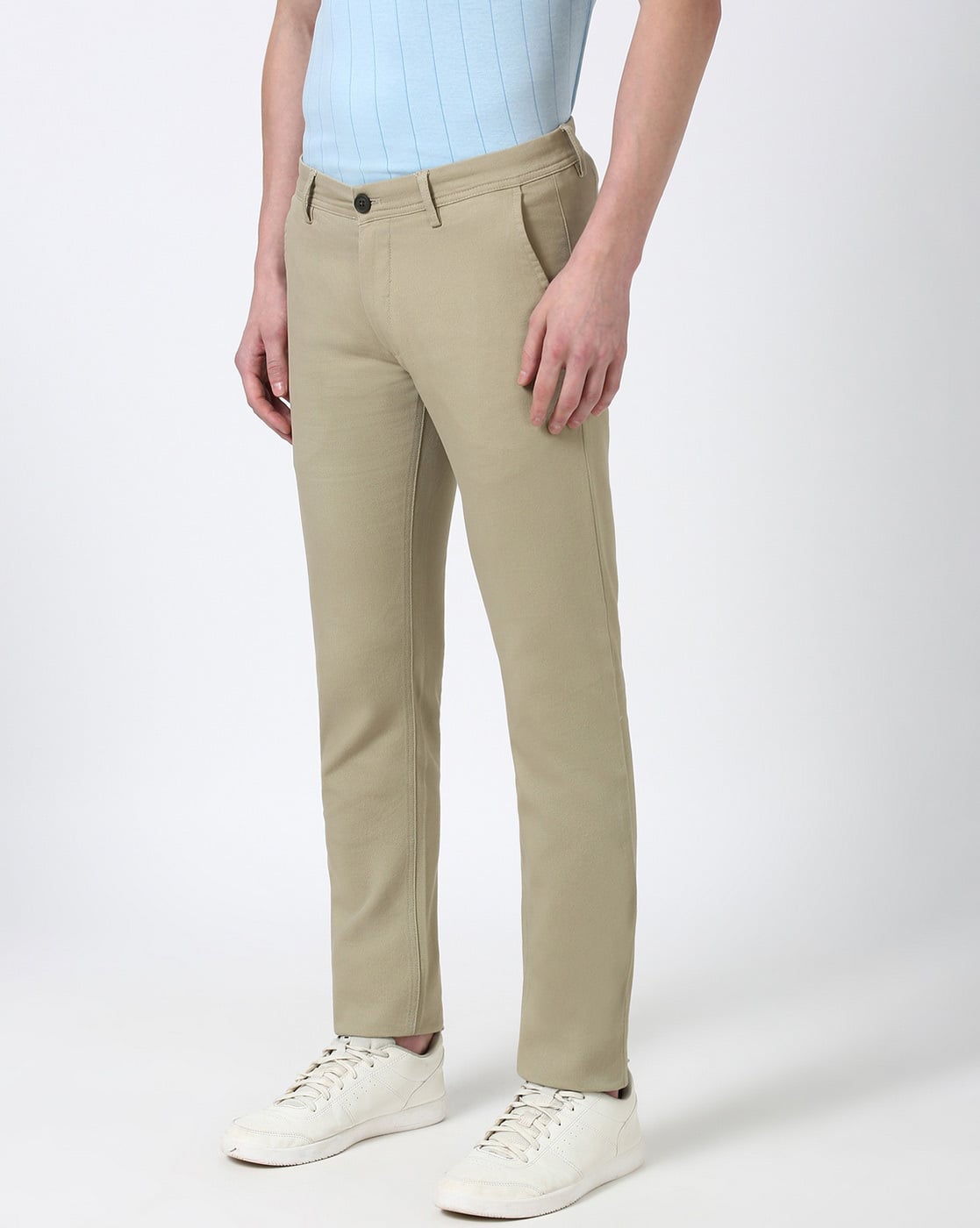 PE CASUAL TROUSER  PCTFSSKFK4, KHAKI, 32