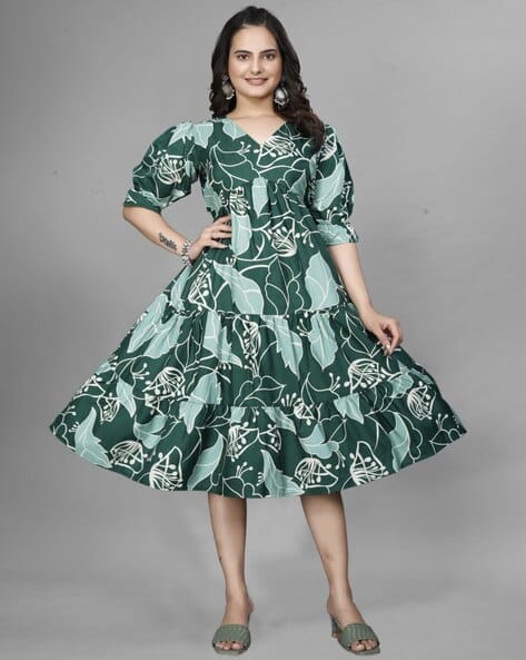 knee length dresses for ladies Chahna Dress M