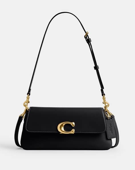 Buy Coach Small Jet Shoulder Bag | Black Color Women | AJIO LUXE