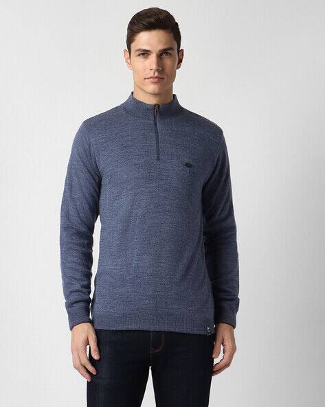 PETER ENGLAND CASUALS Men Striped Regular Fit Pullover