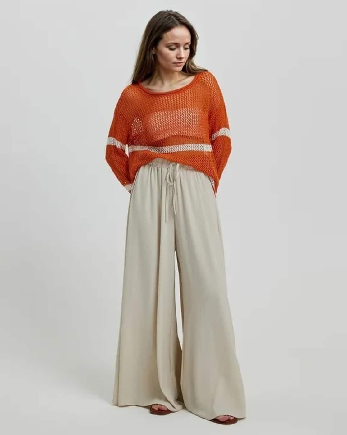 High Rise Relaxed Fit Trousers