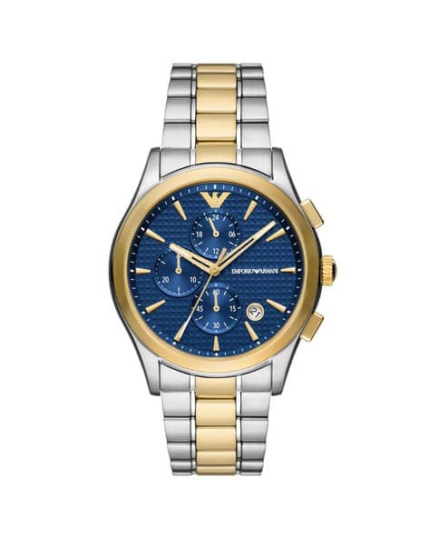 Buy Two Tone Watches for Men by Emporio Armani Online - Main Image
