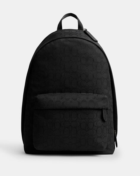 Buy Coach Signature Jacquard Hall Backpack | Black Color Men