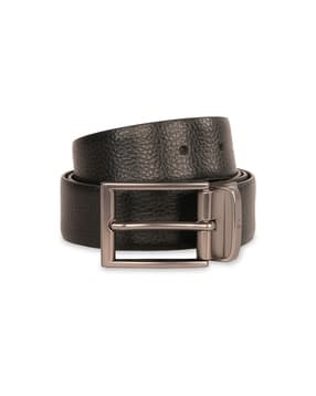 united colors of benetton Men Slim Leather Reversible Belt-picture-41