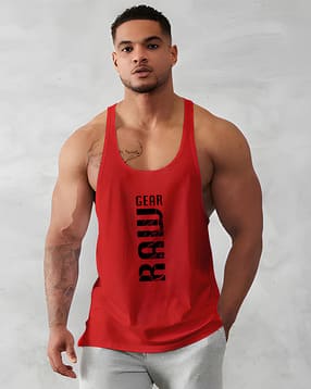 bab Men Typographic Print Regular Vest-picture-6