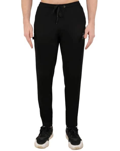 MOUNTAIN COLOURS Men Fitted Track Pants with Elasticated Drawstring Waist