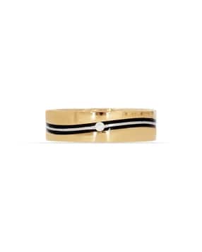 bhima jewels Men Yellow Gold Coral Lined Ring-picture-28