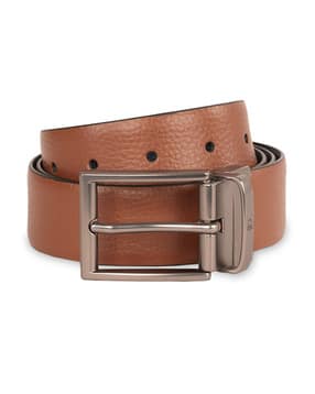 united colors of benetton Men Slim Leather Reversible Belt-picture-16