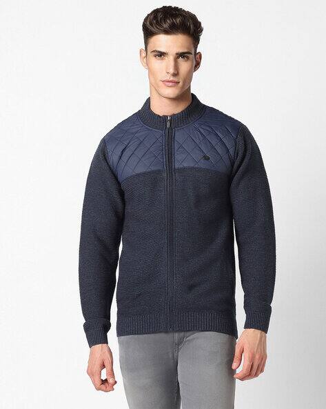 PETER ENGLAND CASUALS Men Patterned Regular Fit Bomber Jacket