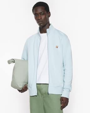 Buy Maison Kitsune Fox Head Patch Fullzip Regular Sweatshirt
