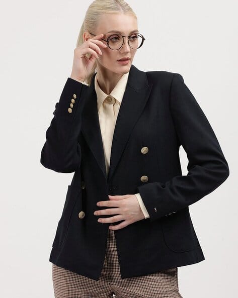 Buy Desert Sky Blazers Waistcoats for Women by TOMMY HILFIGER - Main Image