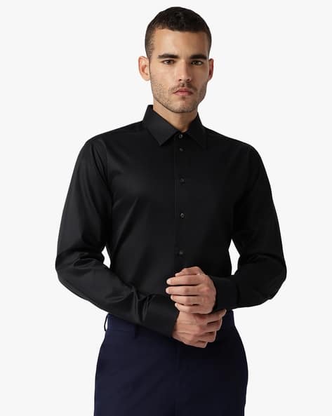 Regular Fit Cotton Stretchable Shirt