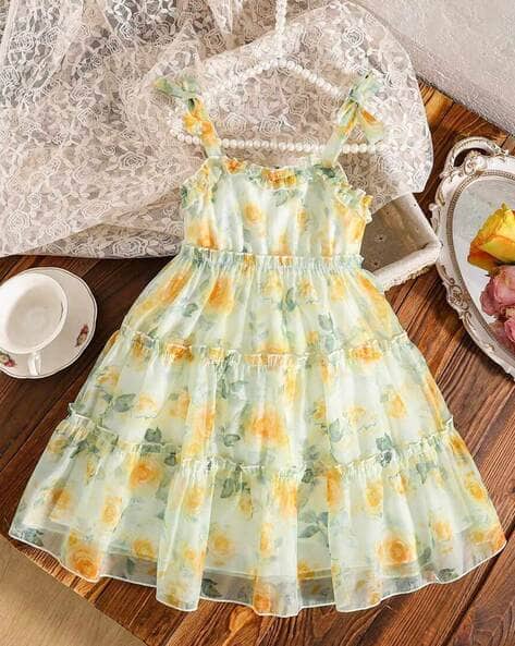 Buy Yellow Dresses & Frocks for Girls by STYLECONNECT Online | Ajio.com