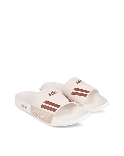 Buy Off White Flip Flop Slippers for Men by CAMPUS Online