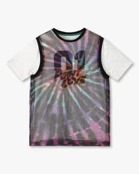 point cove Boys Graphic Print Slim Fit Round-Neck T-Shirt-picture-30