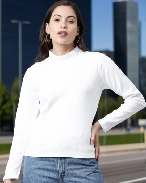 Buy white Tshirts for Women by Kryptic Online