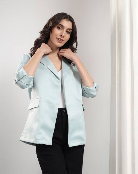 KOTTY  Women Rayon Regular Fit Blazer