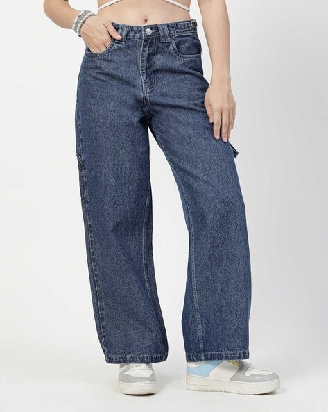 COSMIC TRIO Women Straight Full Length Jeans