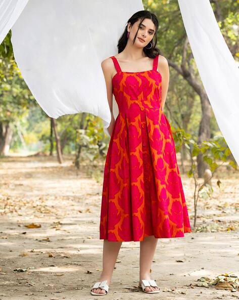 Mabish By Sonal Jain Women Floral Print Fit & Flare Dress