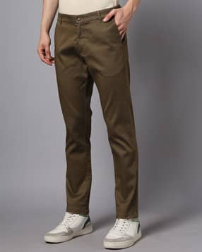 u.s. polo assn. Men Printed Slim Fit Flat-Front Chinos-picture-47