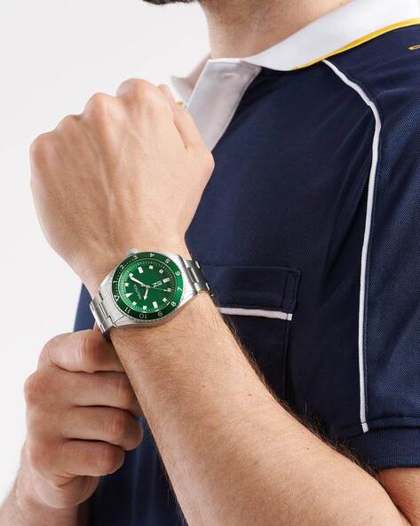NAUTICA Men NAPFWF408 Analogue Watch with Pin-Tuck Clasp