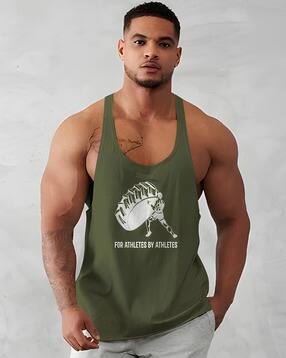 bab Men Typographic Print Scoop-Neck Vest-picture-2