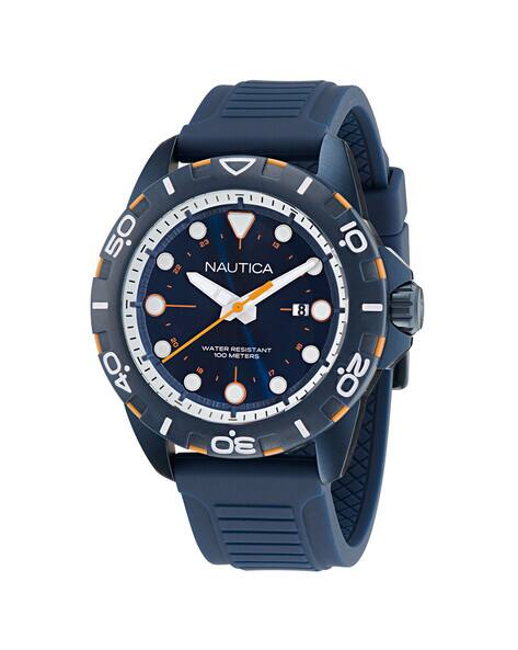 NAUTICA Men NAPNRS401 Analogue Watch with Tang-Buckle Closure