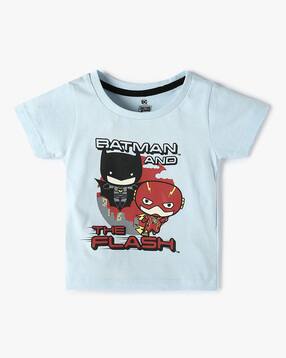 inf frendz Boys Batman Print Regular Fit Round-Neck T-Shirt-picture-28