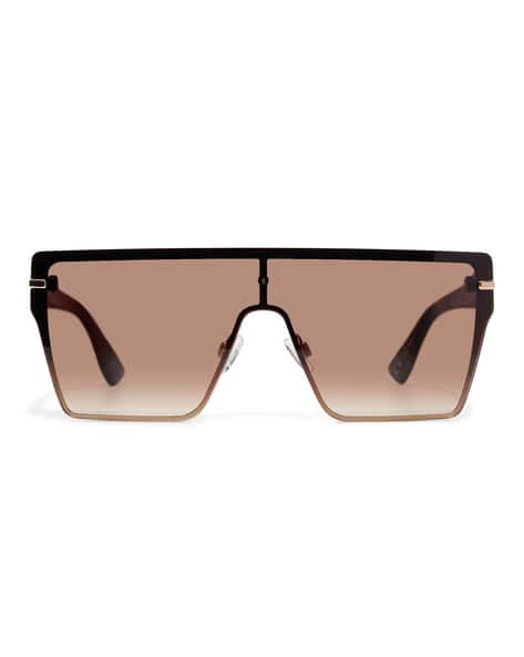 ALDO Women Half-Rim Oversized Sunglasses