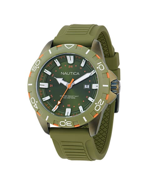 NAUTICA Men NAPNRF406 Analogue Watch with Tang-Buckle Closure