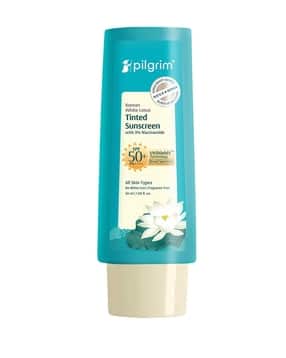 pilgrim Korean White Lotus Tinted Sunscreen Spf 50+ Pa++++ With 3 Niacinamide-picture-25