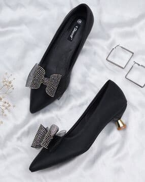 Women Kitten-Heeled Shoes with PU upper-image-2