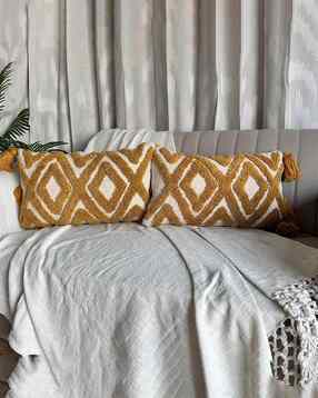 export house Premium Designer Embroidery Pillow Cover  -picture-41