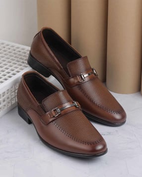 mochi Men Formal Slip-On Shoes with Metal Accent-picture-15