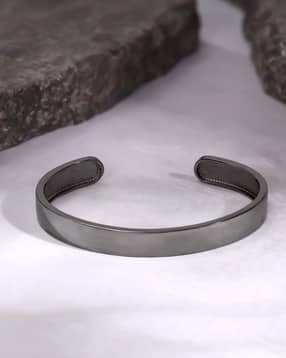 giva Men Sterling Silver Rhodium Gladiator Kada-picture-27