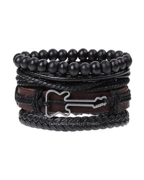 vien Set of 4 Men Beaded Bracelets-picture-32