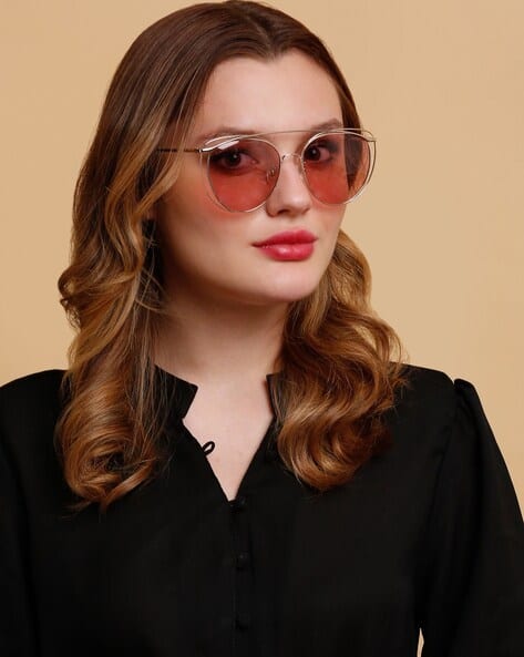 Women Butterfly Circular Sunglasses